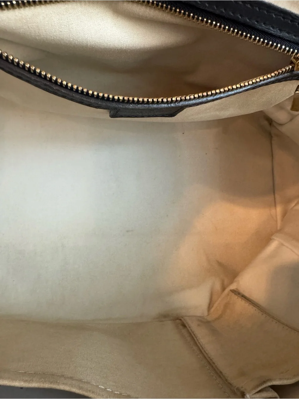 Louis Vuitton Navy/Gray Monogram Minilin GM with Certificate of Authenticity